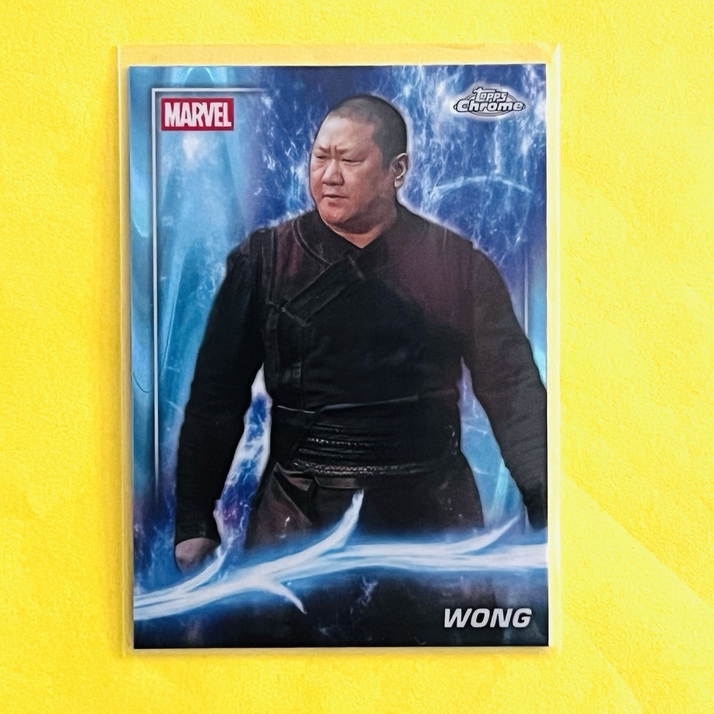 2025 Topps Chrome Marvel Studios Wong #67 Raywave Refractor Doctor Strange